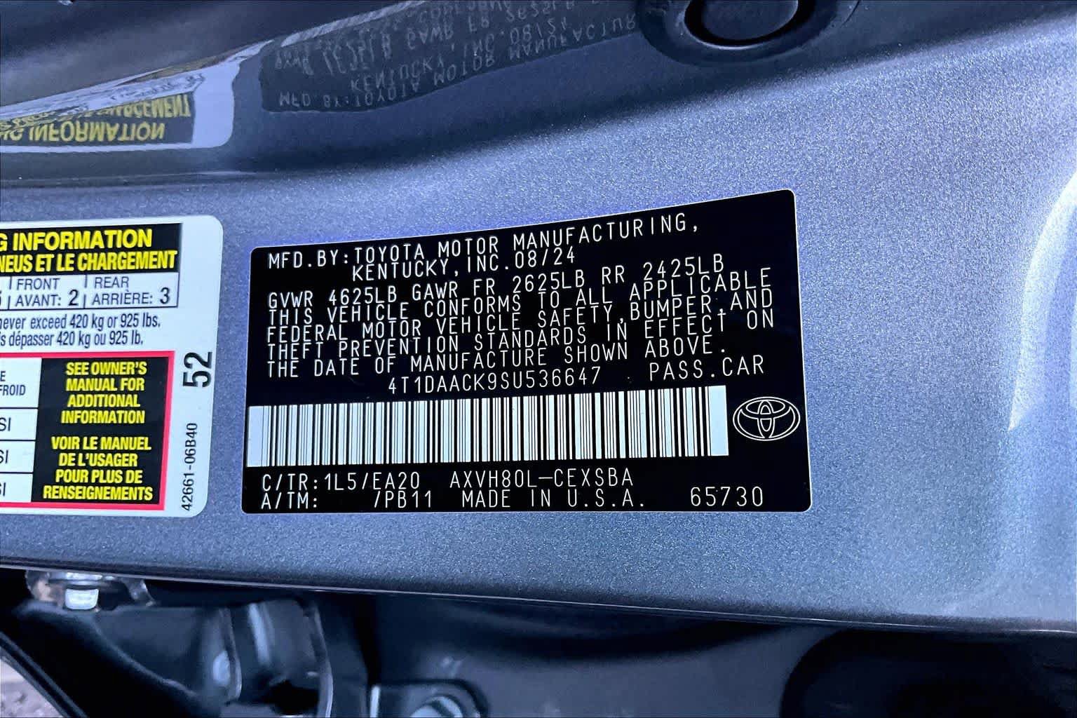 Used 2025 Toyota Camry SE w/ Multimedia Upgrade Package FWD image 34