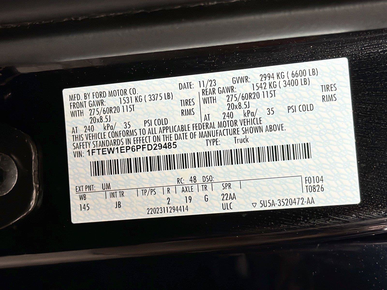 Used 2023 Ford F150 XL w/ STX Black Appearance Package AWD/4WD image 41