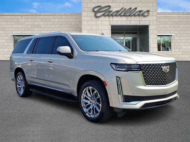Used 2021 Cadillac Escalade ESV Premium Luxury w/ Driver Assist Tech Package AWD/4WD video 2