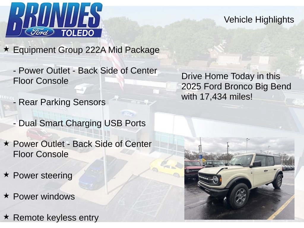 Used 2025 Ford Bronco Big Bend AWD/4WD image 12