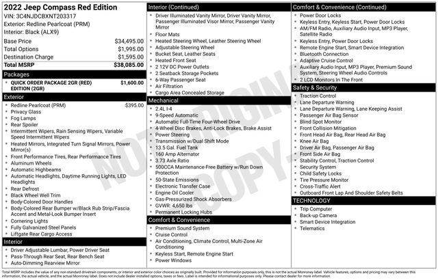 Used 2022 Jeep Compass Limited image 42