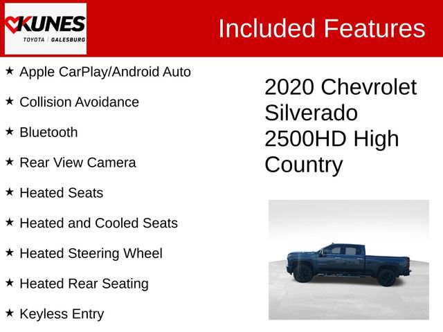 Used 2020 Chevrolet Silverado 2500 High Country w/ Z71 Off-Road Package image 2
