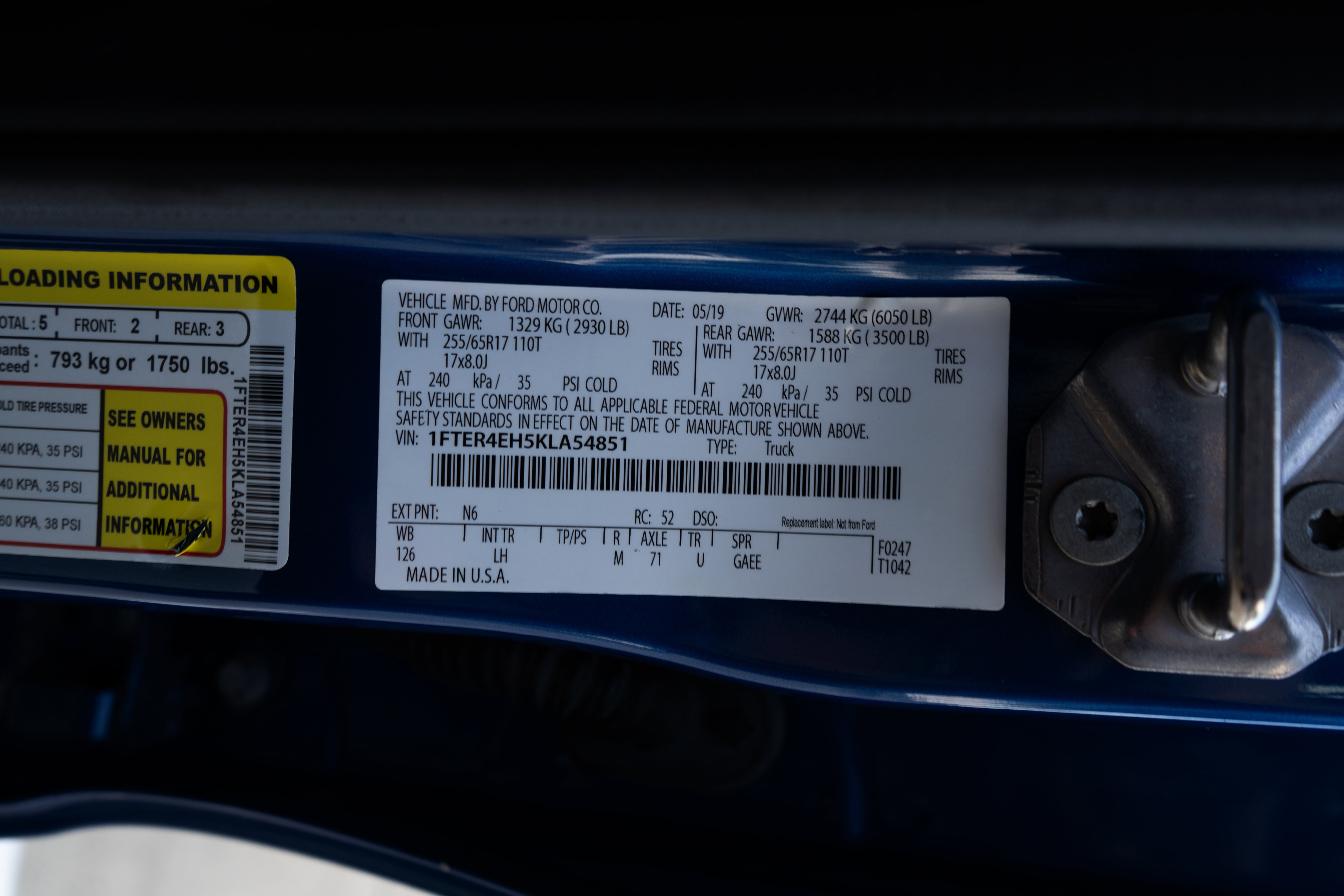 Used 2019 Ford Ranger XLT w/ Equipment Group 301A Mid image 42