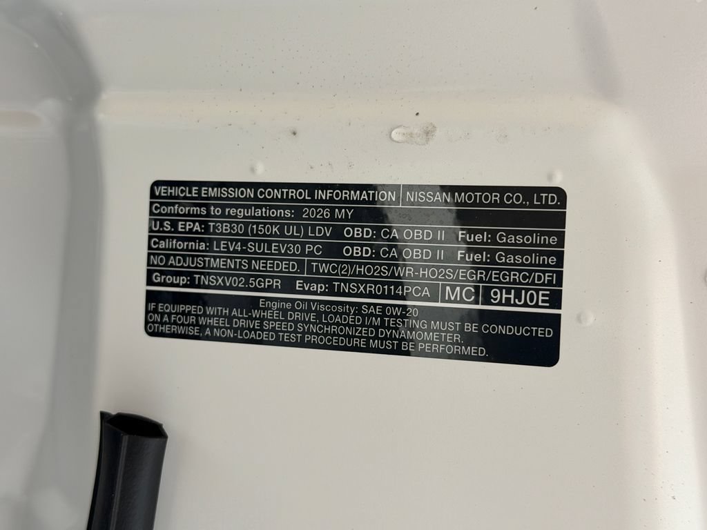 New 2026 Nissan Altima 2.5 SV w/ SV Special Edition Package FWD image 18