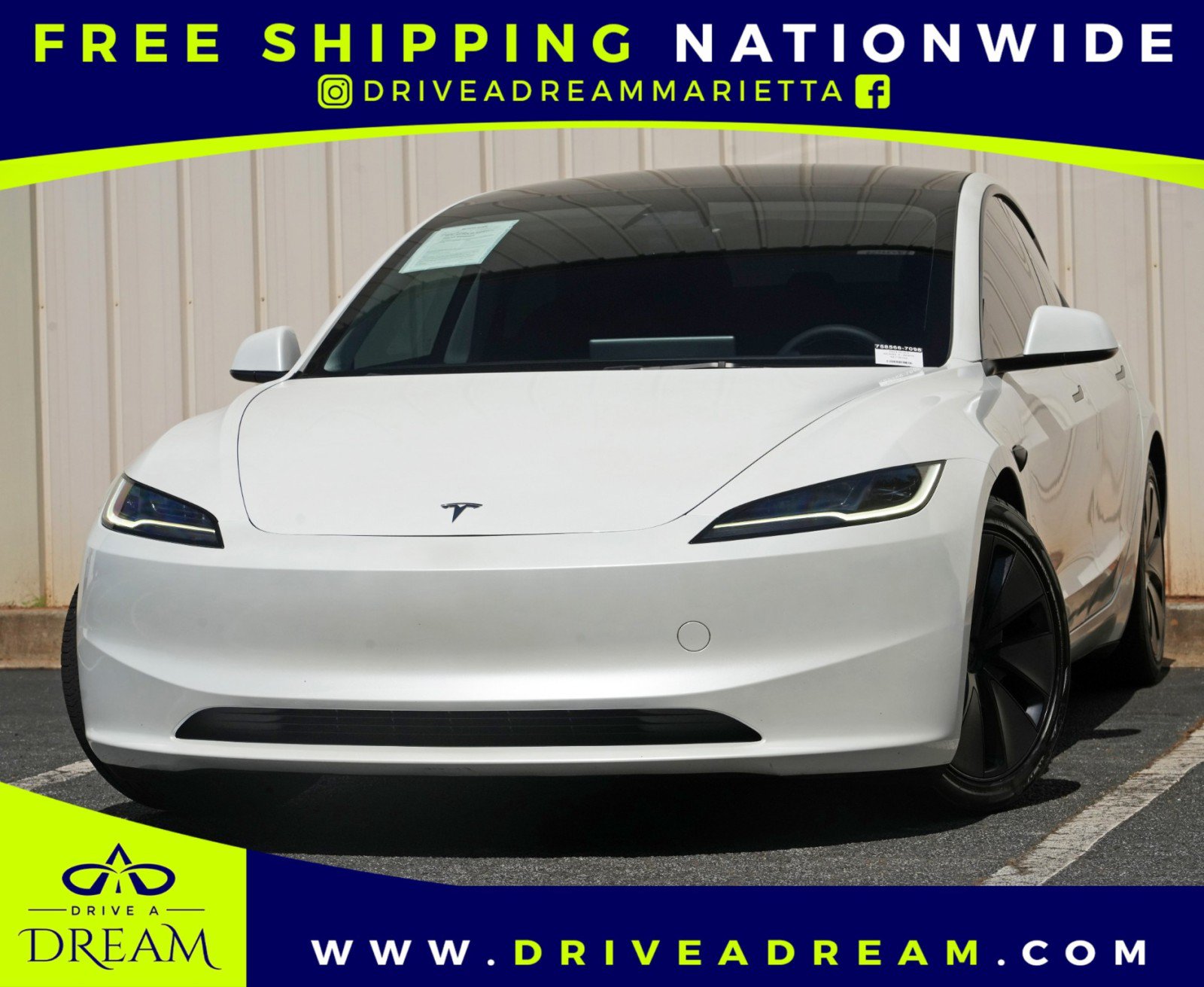 Used 2024 Tesla Model 3 Long Range AWD/4WD image 1