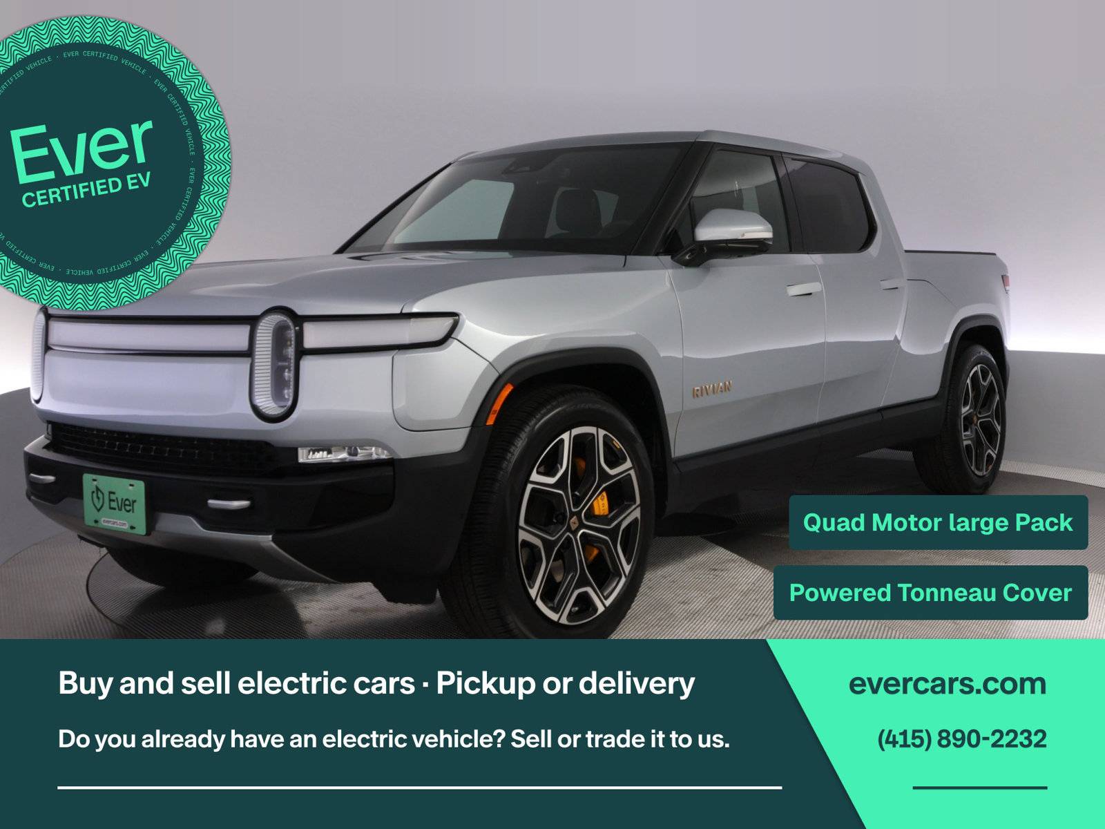 Used 2023 Rivian R1T Adventure Quad AWD/4WD image 1