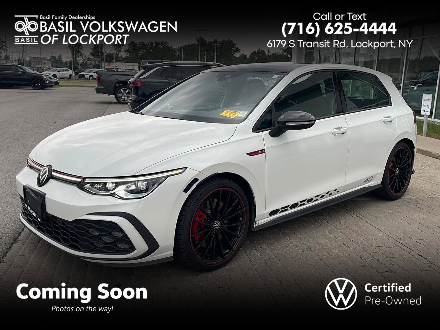 Certified 2023 Volkswagen GTI 40th Anniversary Edition FWD image 1
