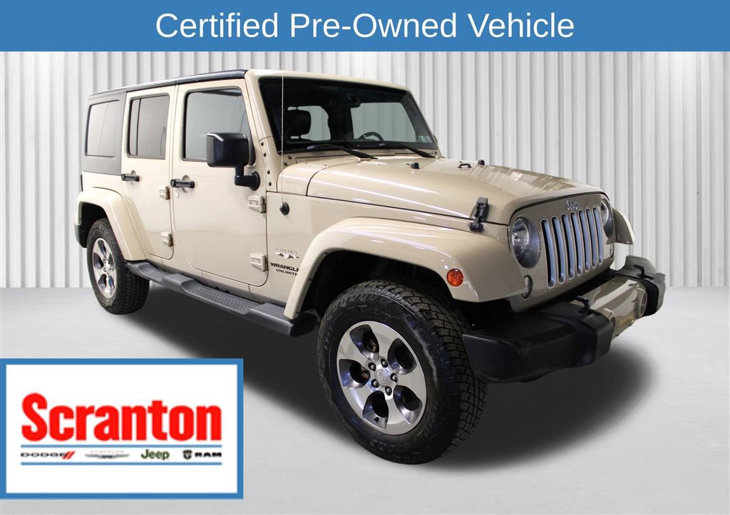 Certified 2016 Jeep Wrangler Unlimited Sahara w/ Max Tow Package image 1