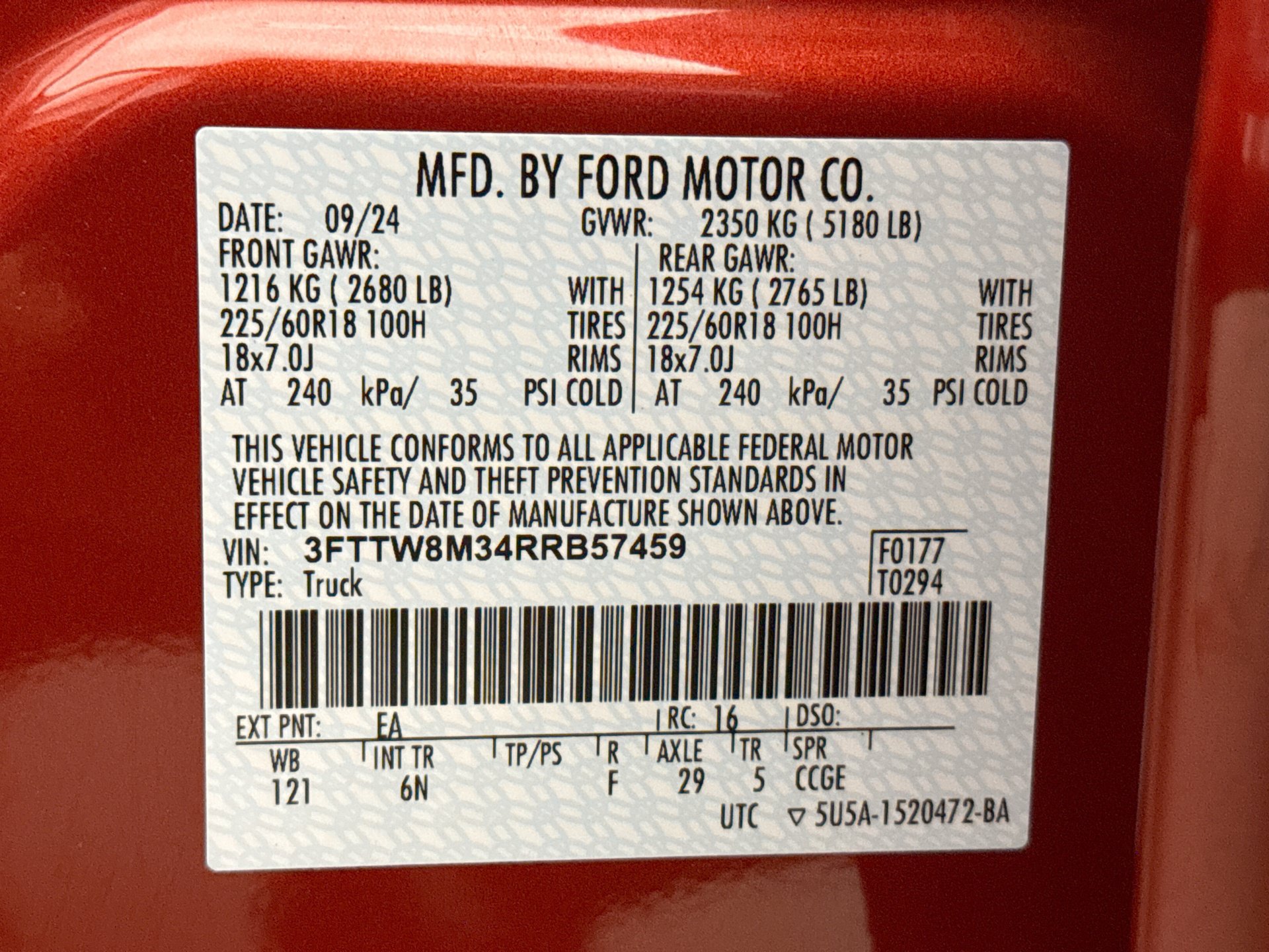 Used 2024 Ford Maverick Lariat FWD image 24