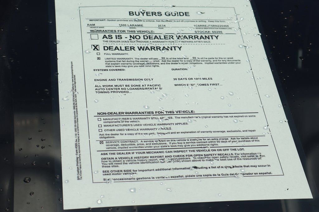 Used 2024 RAM 1500 Laramie image 58