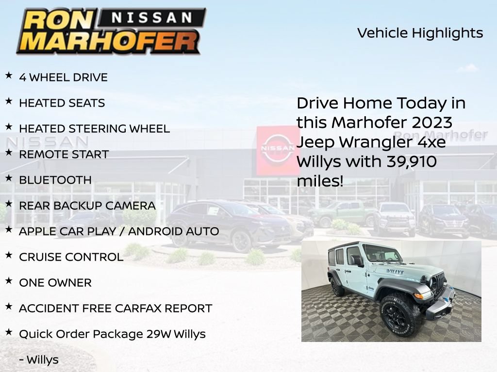 Used 2023 Jeep Wrangler Unlimited w/ Cold Weather Group AWD/4WD image 15