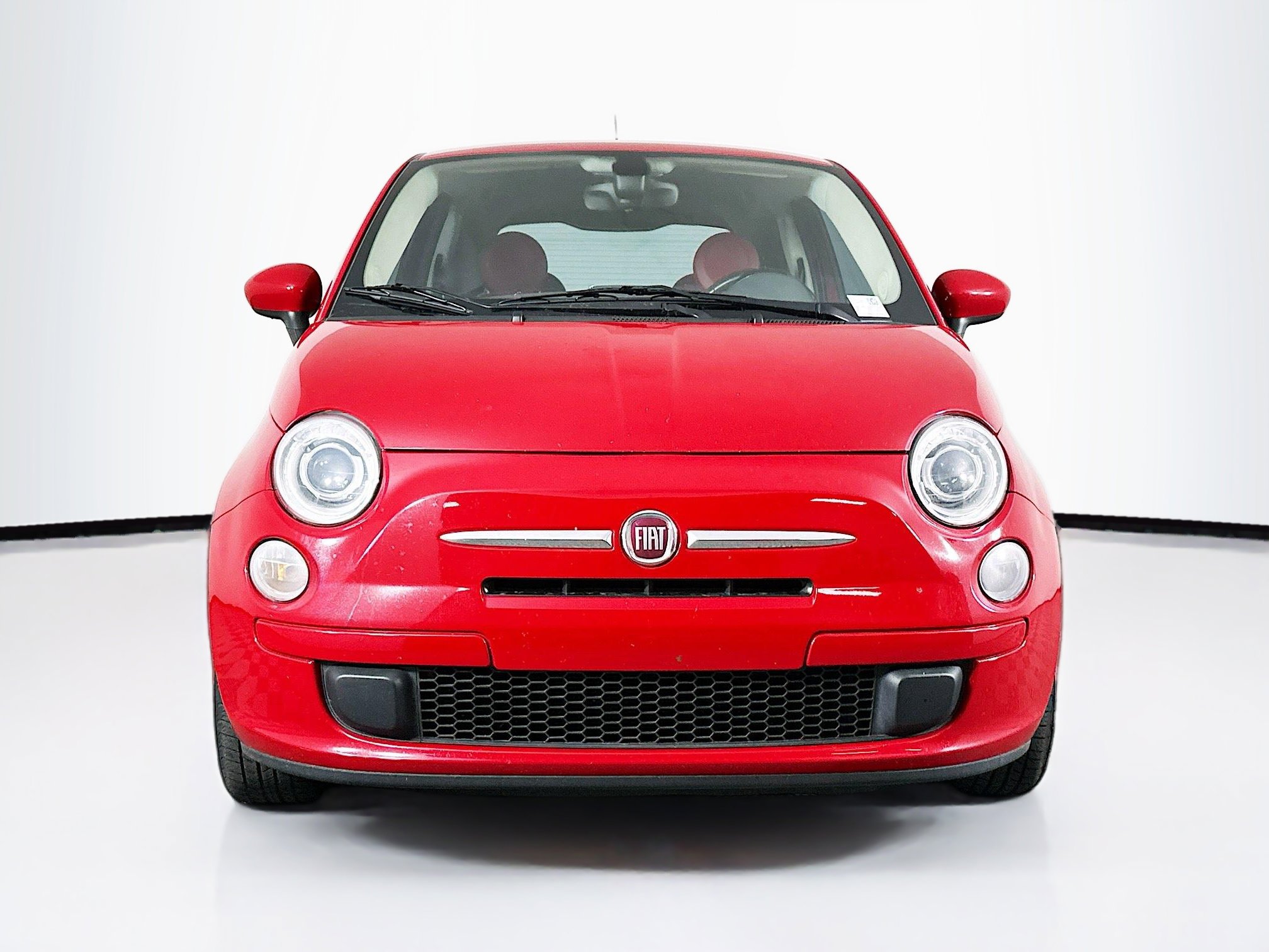 Used 2017 FIAT 500 Pop w/ Red Roof & Mirror Cap Package image 2