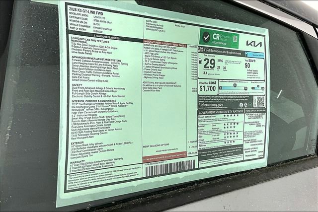 New 2026 Kia K5 GT-Line image 14
