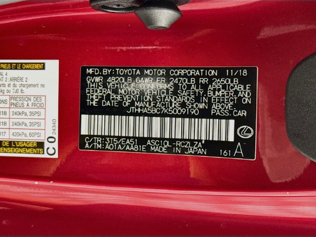 Used 2019 Lexus RC 300 w/ Accessory Package RWD image 33