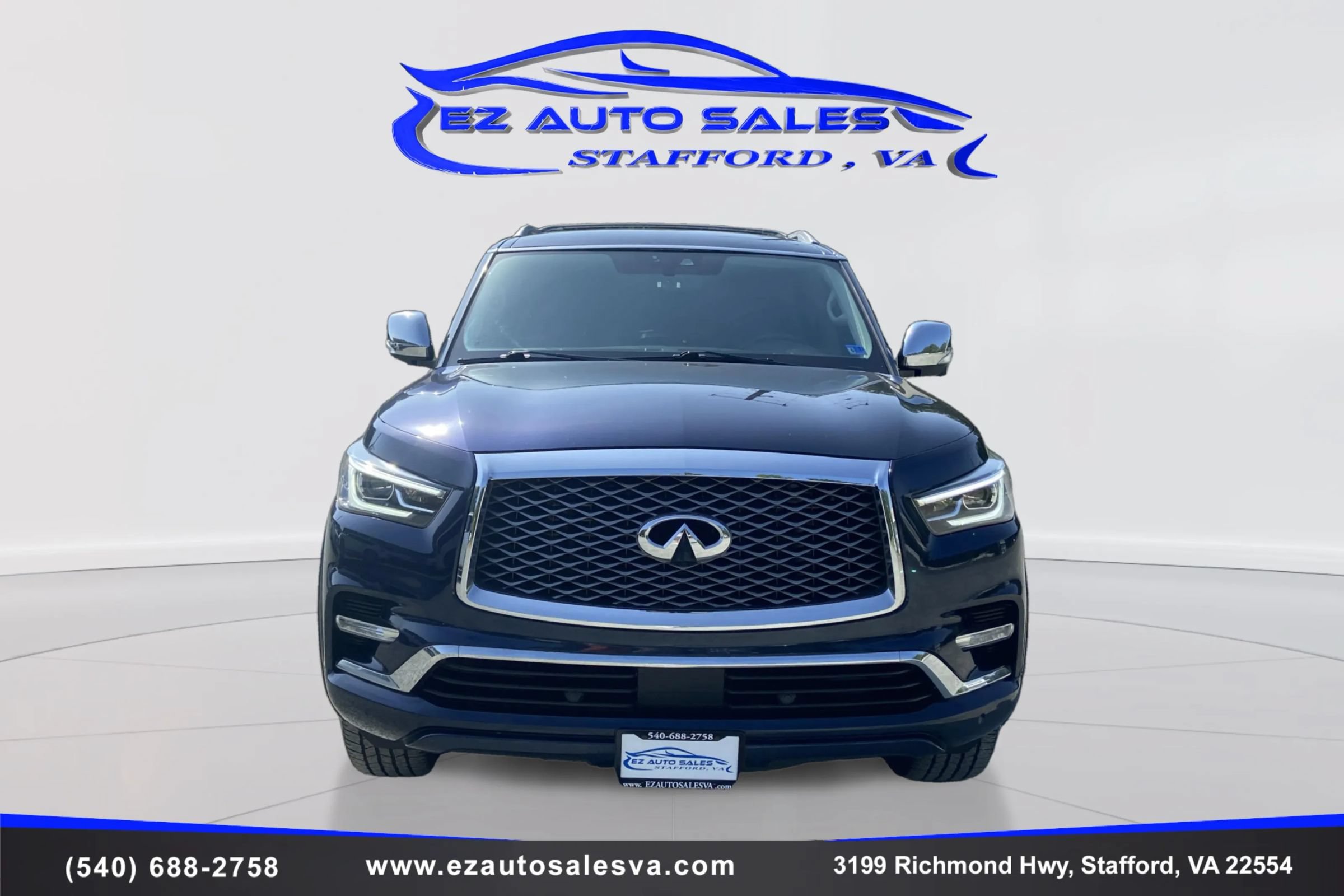 Used 2019 INFINITI QX80 Luxe w/ 22" Wheel Package AWD/4WD image 2