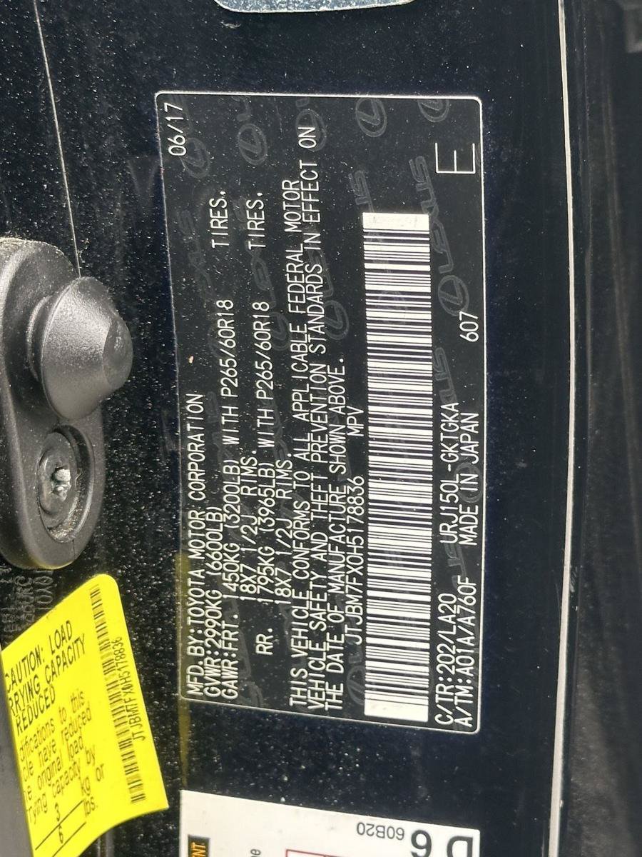 Used 2017 Lexus GX 460 Premium w/ Premium Package AWD/4WD image 14