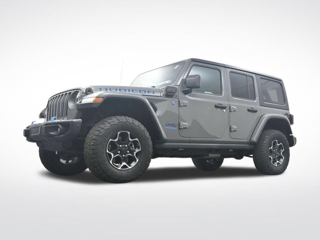 Used 2021 Jeep Wrangler Unlimited Rubicon 4xe w/ Steel Bumper Group AWD/4WD image 30
