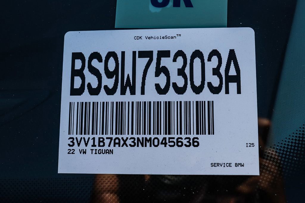 Used 2022 Volkswagen Tiguan S w/ IQ.Drive Package image 30