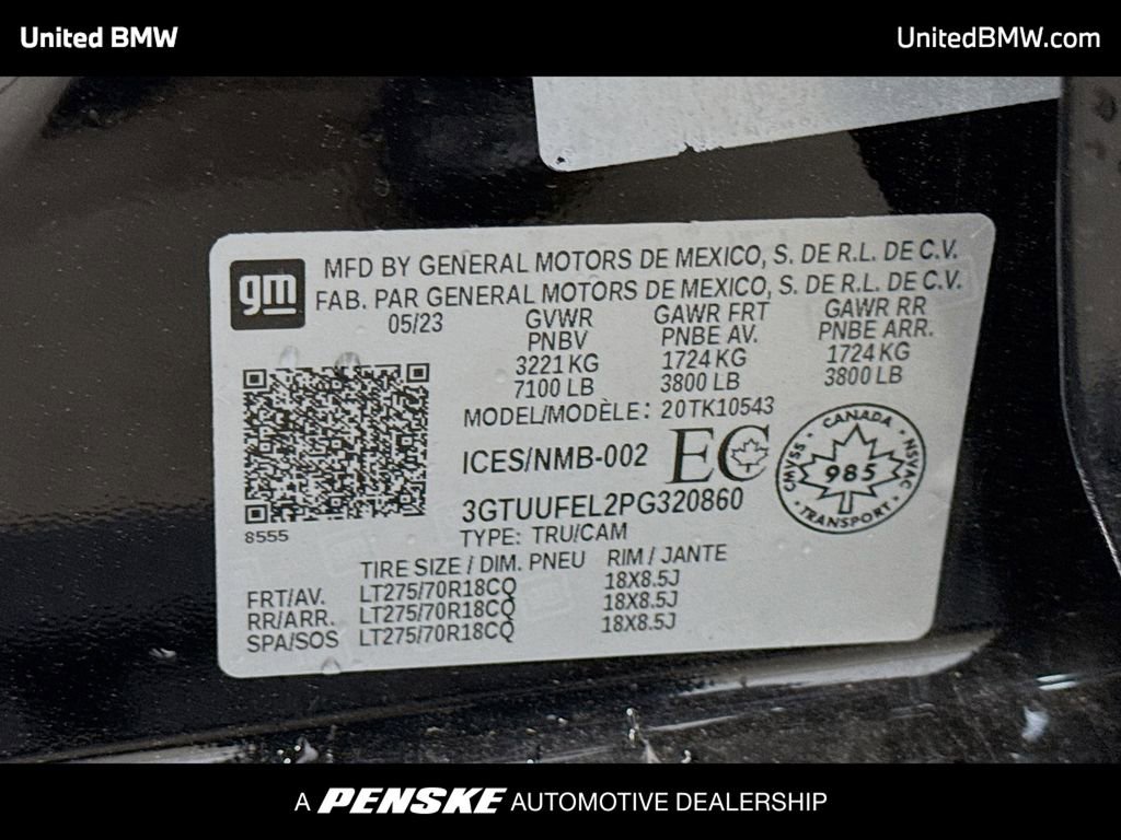 Used 2023 GMC Sierra 1500 AT4X AWD/4WD image 15
