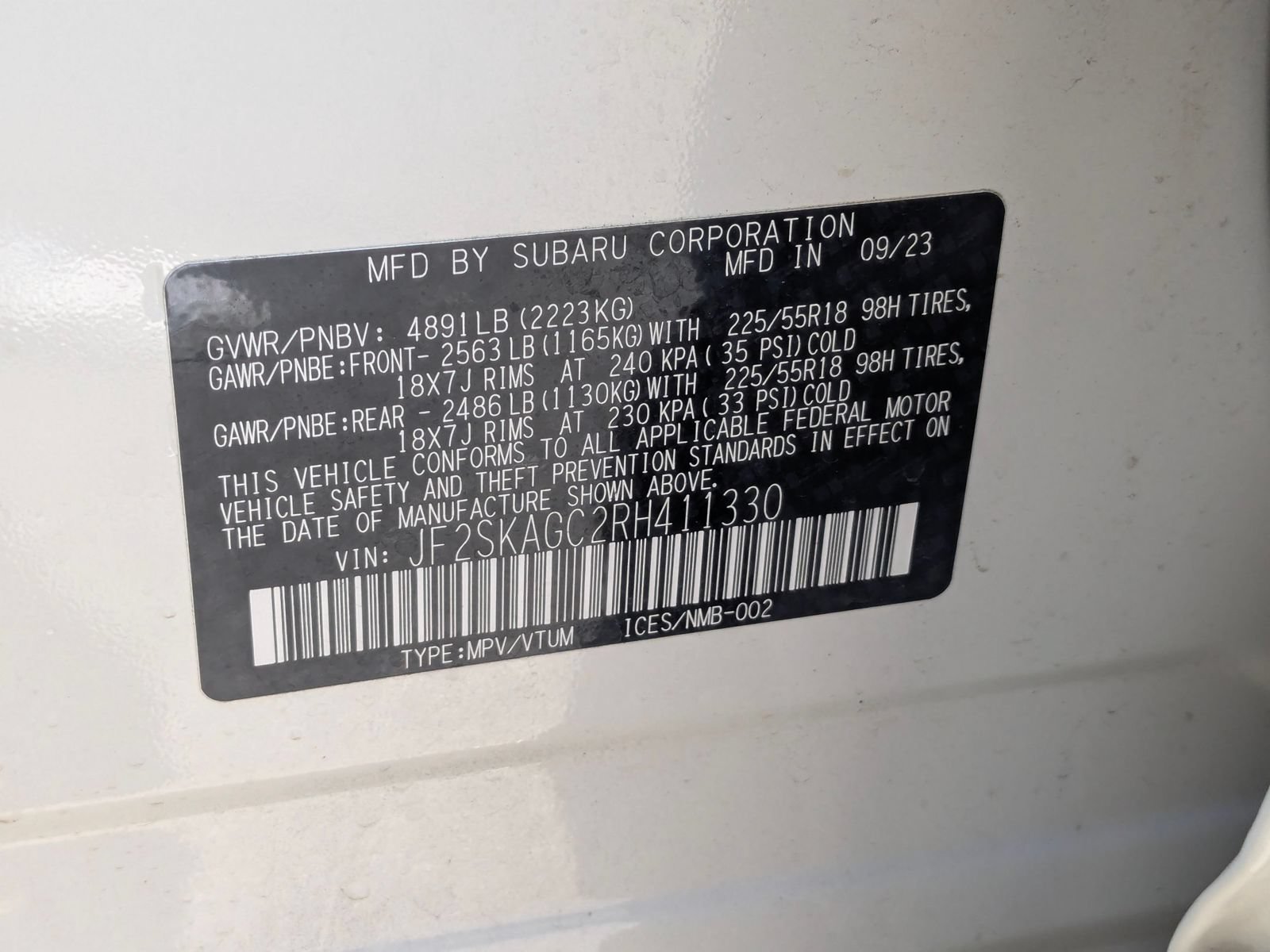 Certified 2024 Subaru Forester Sport AWD/4WD image 29
