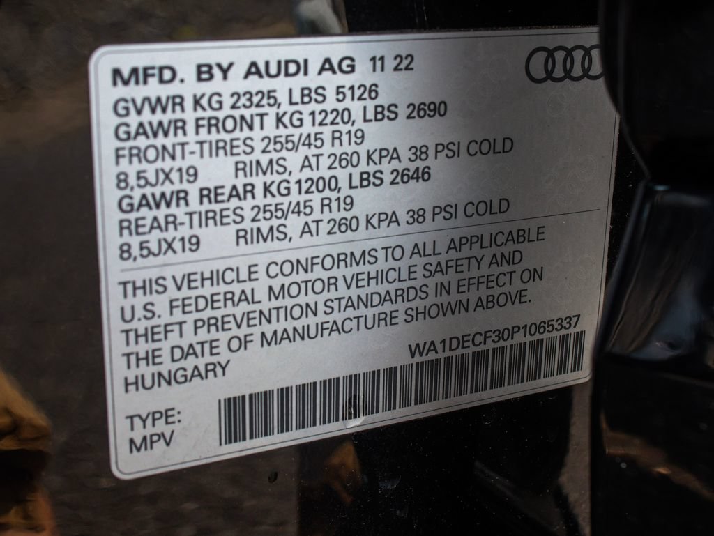 Used 2023 Audi Q3 2.0T Premium w/ Black Optic Sport Package AWD/4WD image 14