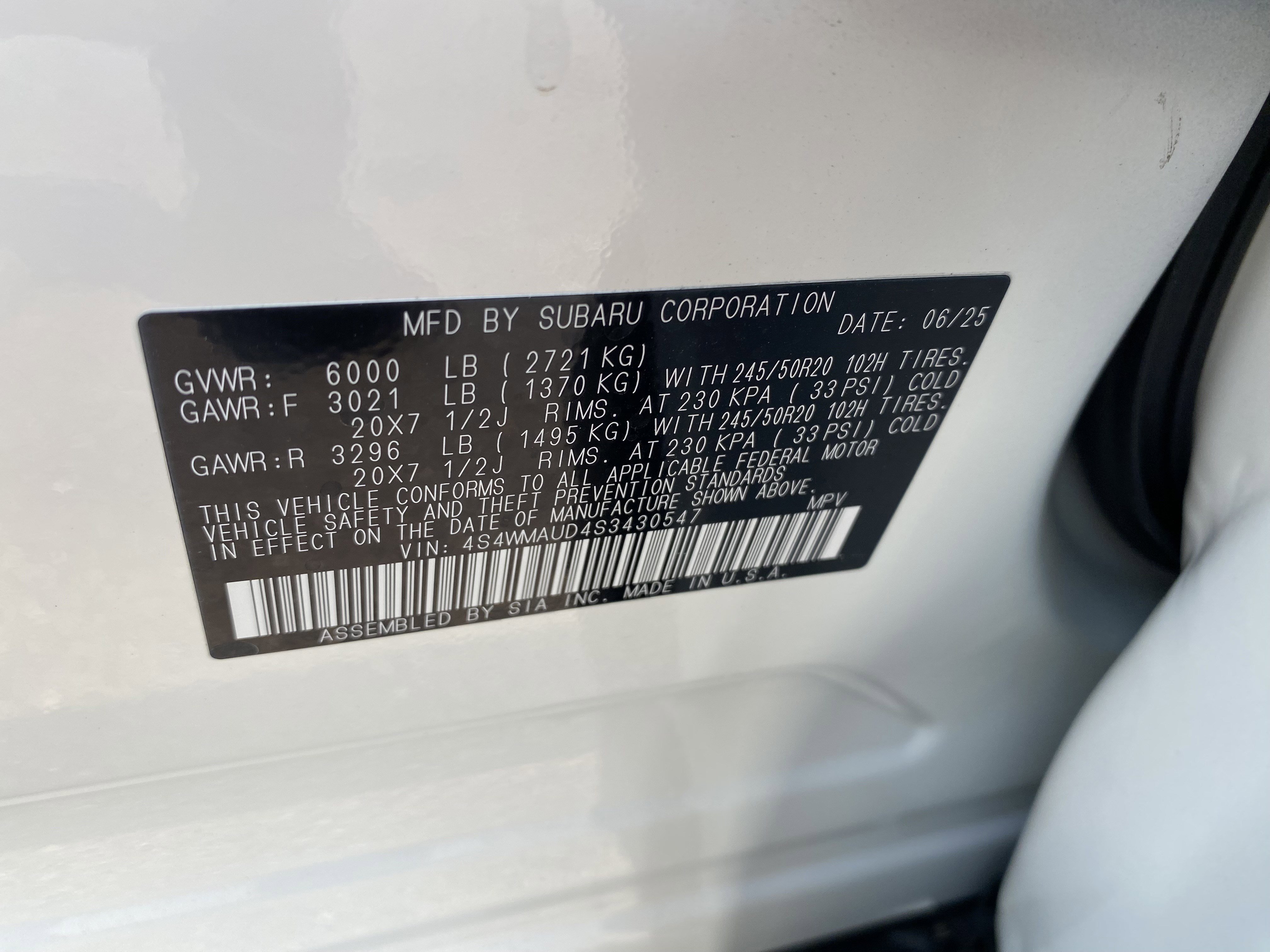 New 2025 Subaru Ascent Touring w/ Popular Package #2 image 27