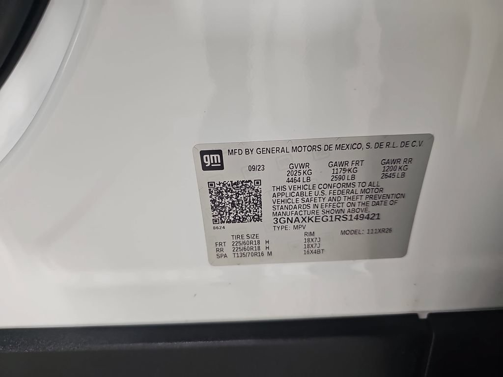 Certified 2024 Chevrolet Equinox LT FWD image 42