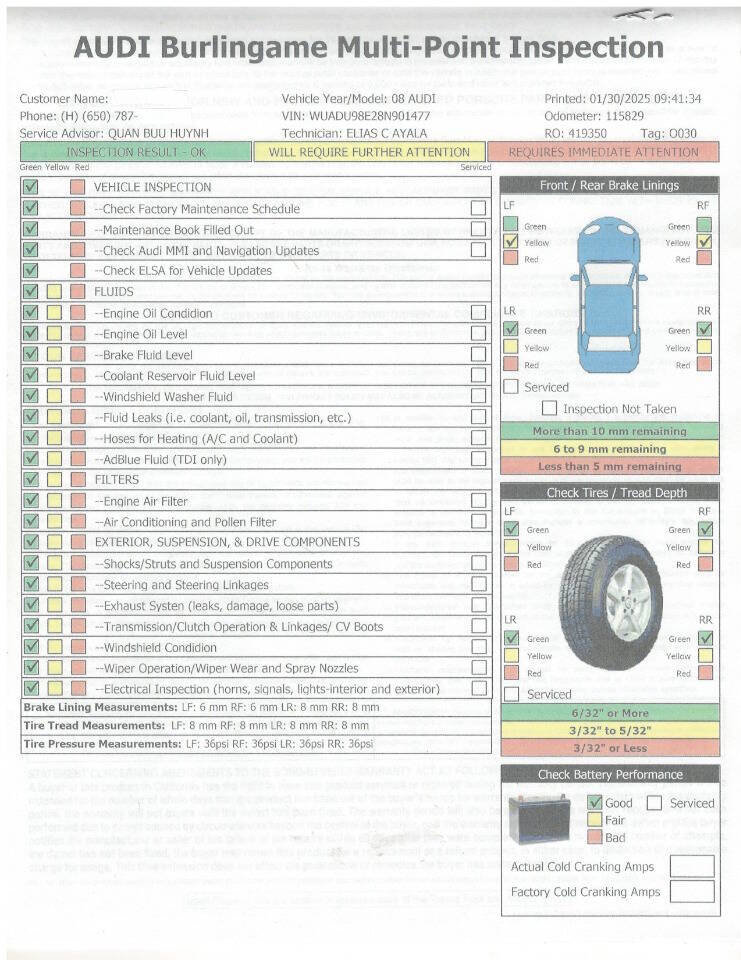 Used 2008 Audi RS 4 Sedan image 17