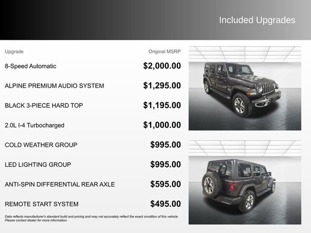 Used 2018 Jeep Wrangler Unlimited Sahara w/ LED Lighting Group image 4