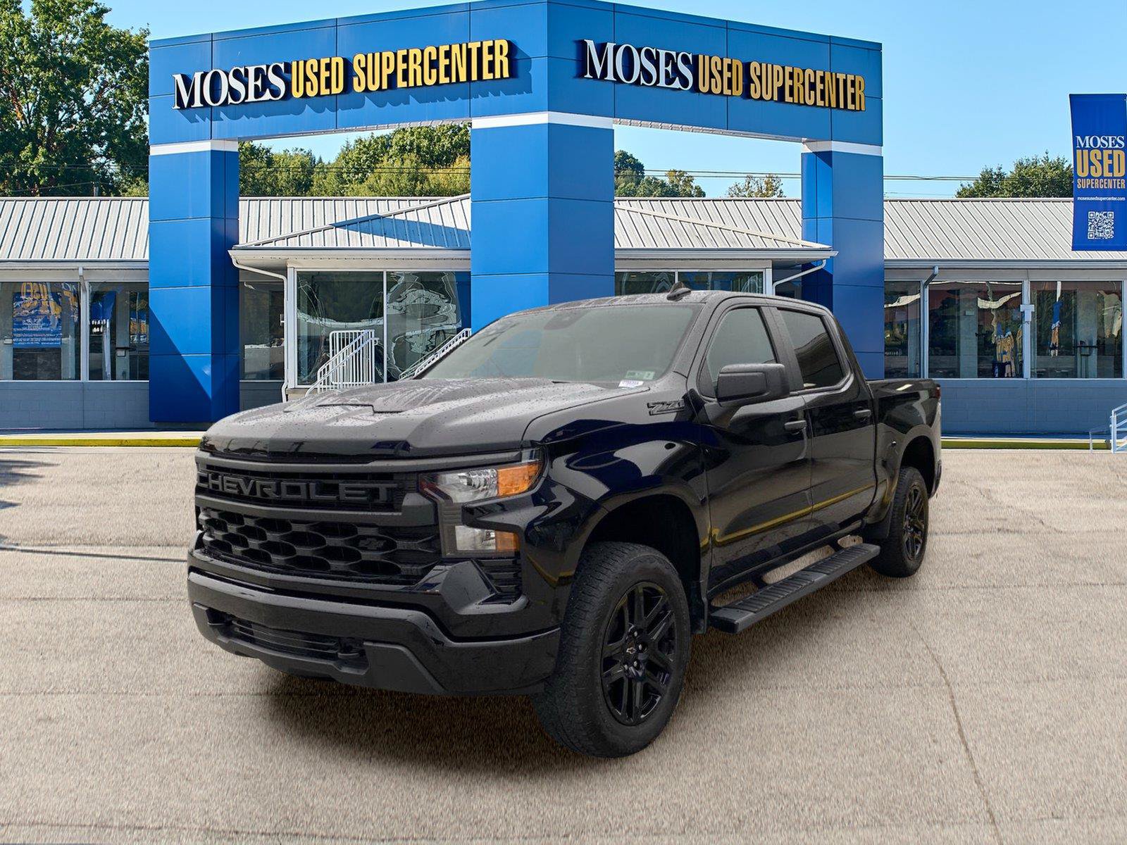 Certified 2024 Chevrolet Silverado 1500 Custom Trail Boss w/ Midnight Edition