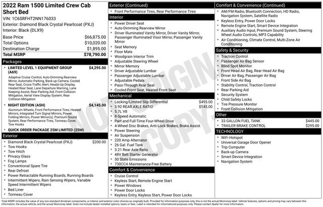 Used 2022 RAM 1500 Limited AWD/4WD image 23