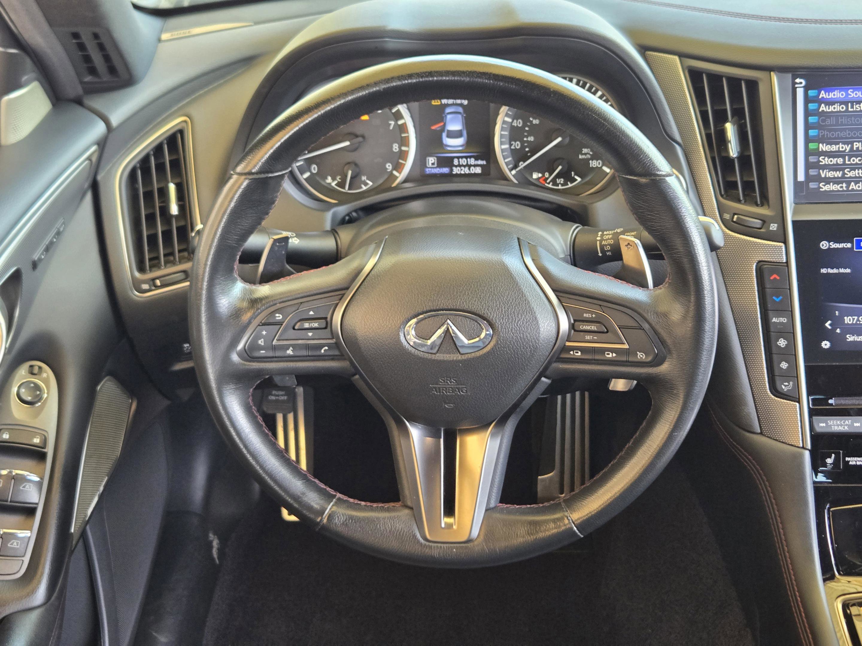 Used 2018 INFINITI Q50 Red Sport 400 w/ Sensory Package (Sport) image 41