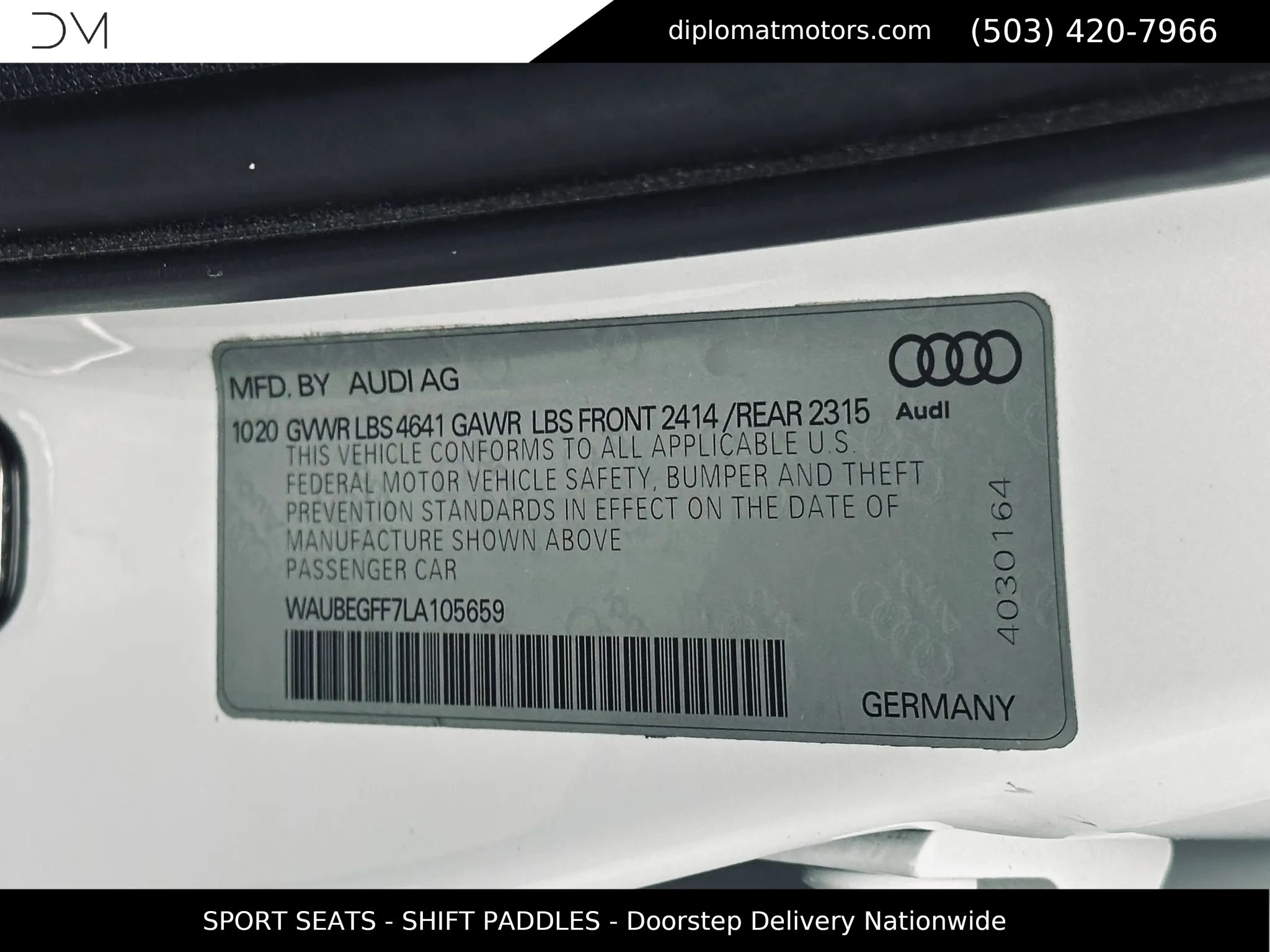Used 2020 Audi A3 2.0T Premium AWD/4WD image 51