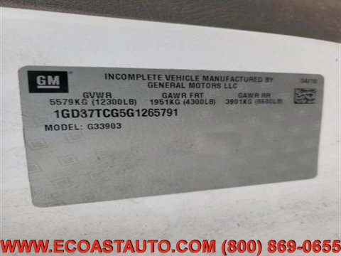 Used 2016 GMC Savana 3500 Extended RWD image 10