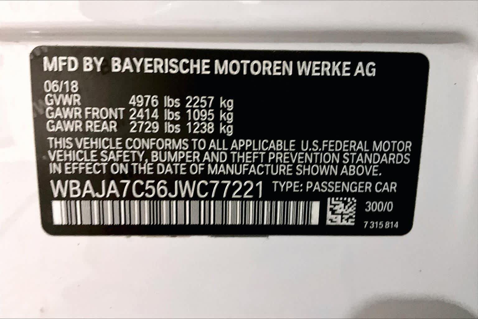 Used 2018 BMW 530i xDrive w/ Premium Package AWD/4WD image 52