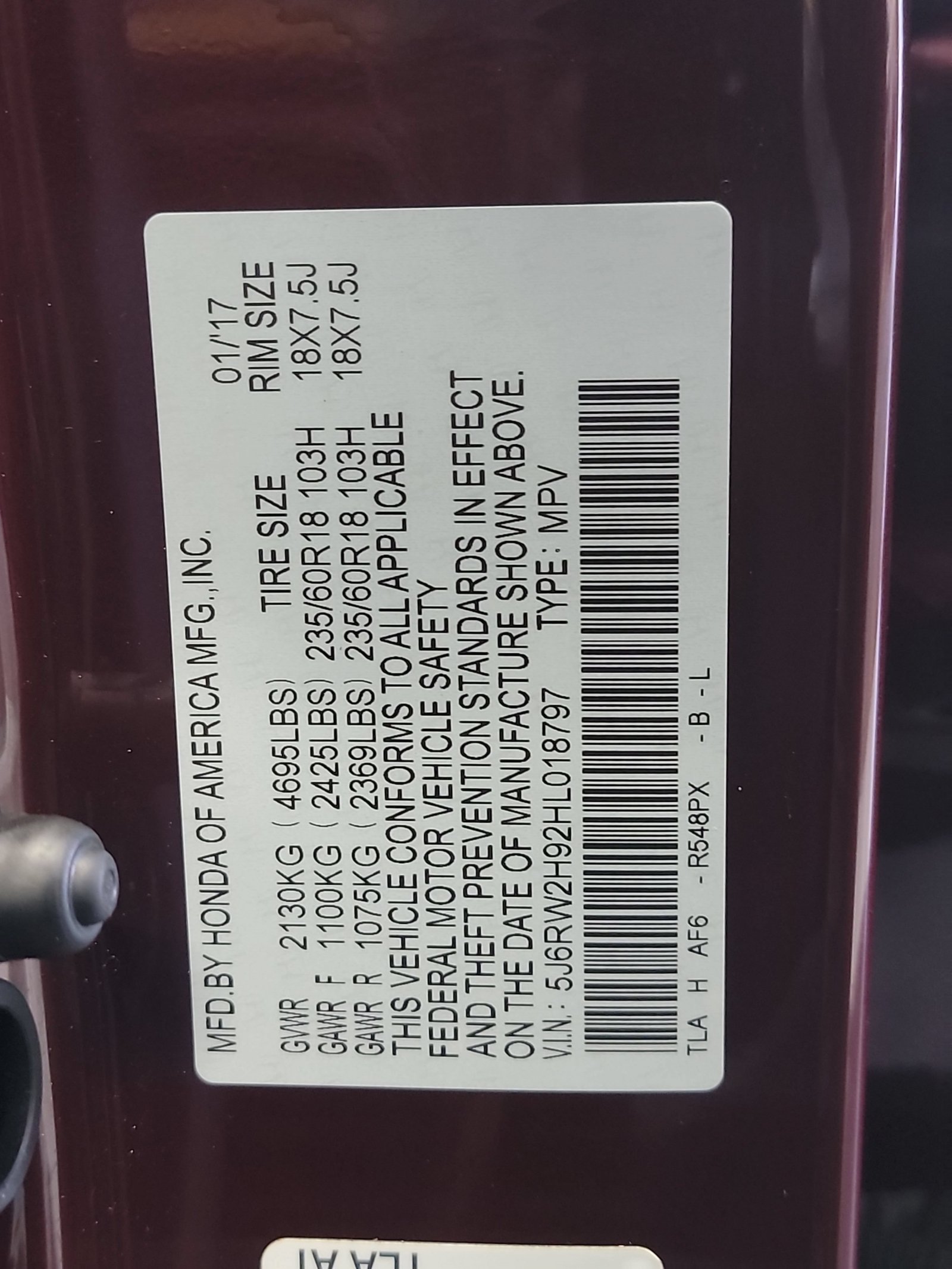 Used 2017 Honda CR-V Touring image 33