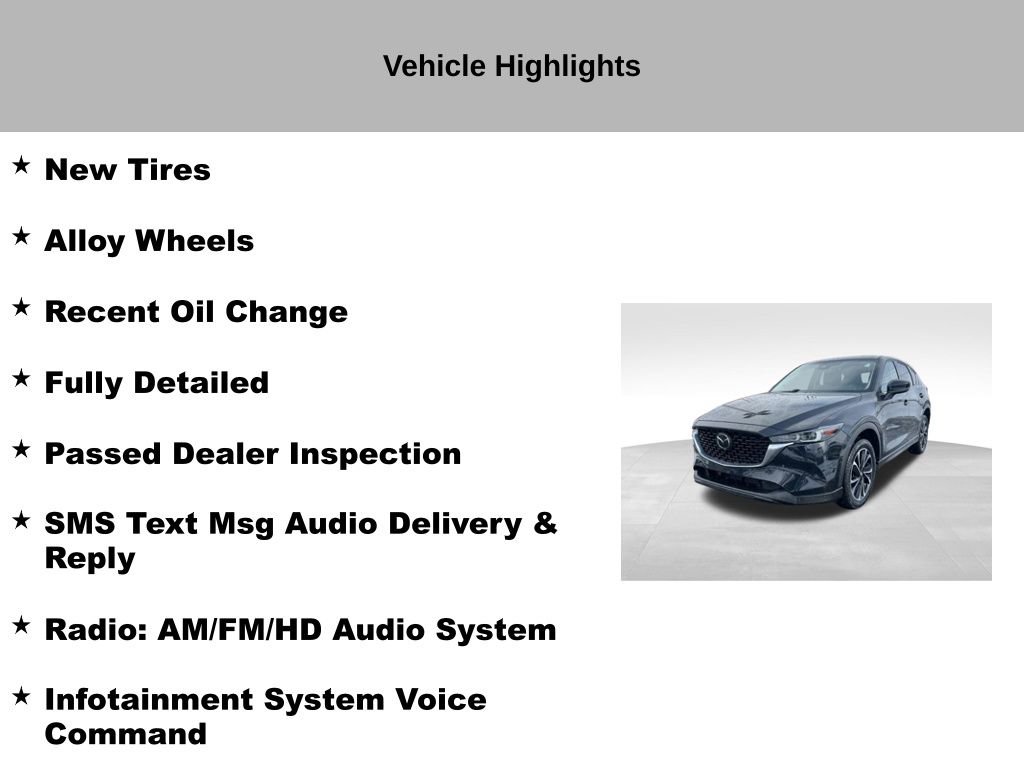 Used 2023 MAZDA CX-5 AWD 2.5 S w/ Premium Package image 9