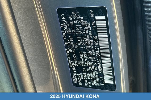 Used 2025 Hyundai Kona N Line FWD image 33