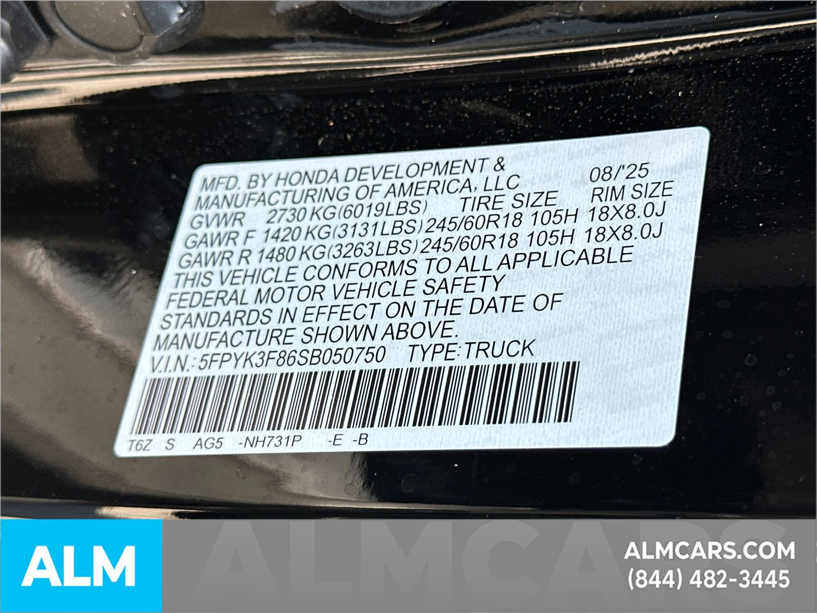 Used 2025 Honda Ridgeline Black Edition image 40