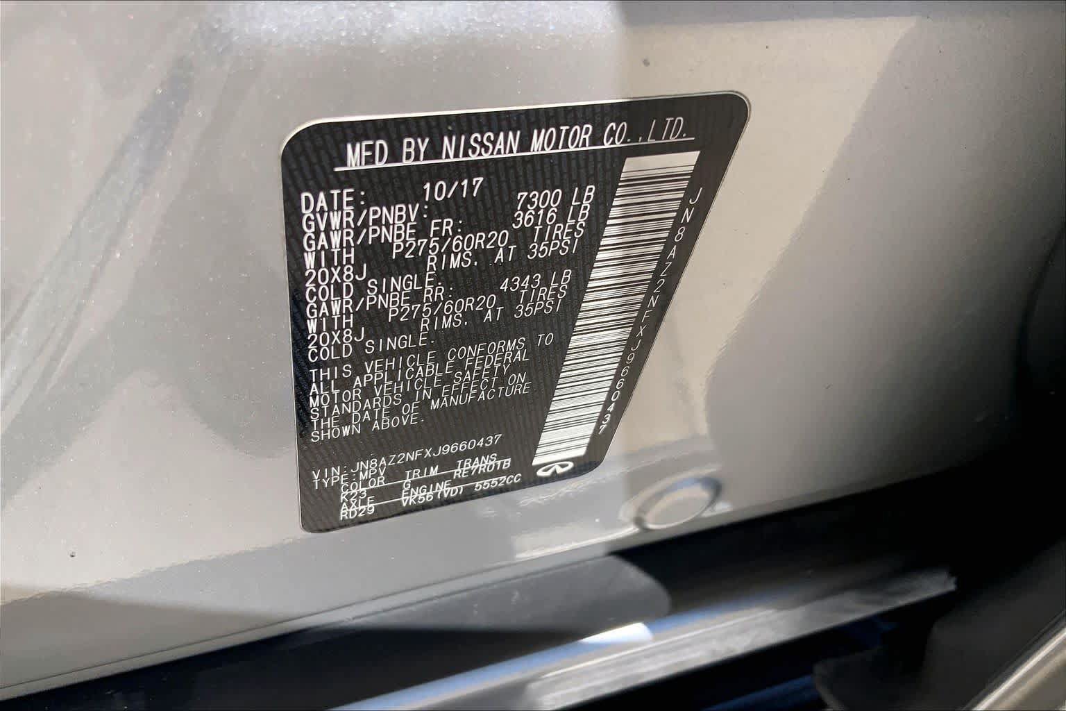 Used 2018 INFINITI QX80 2WD image 32