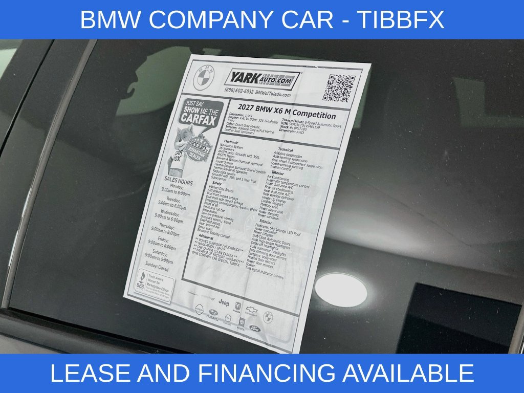Used 2027 BMW X6 M Competition AWD/4WD image 10