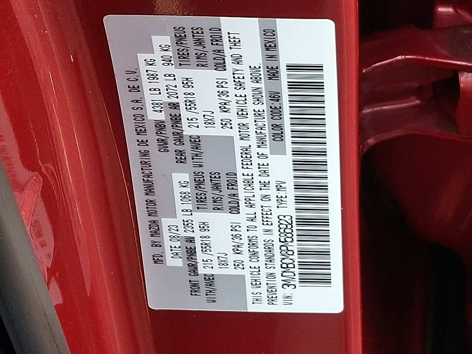 Used 2023 MAZDA CX-30 AWD 2.5 S w/ Preferred Package image 27