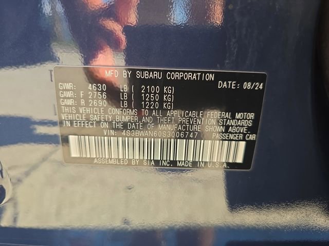 Certified 2025 Subaru Legacy Limited AWD/4WD image 30