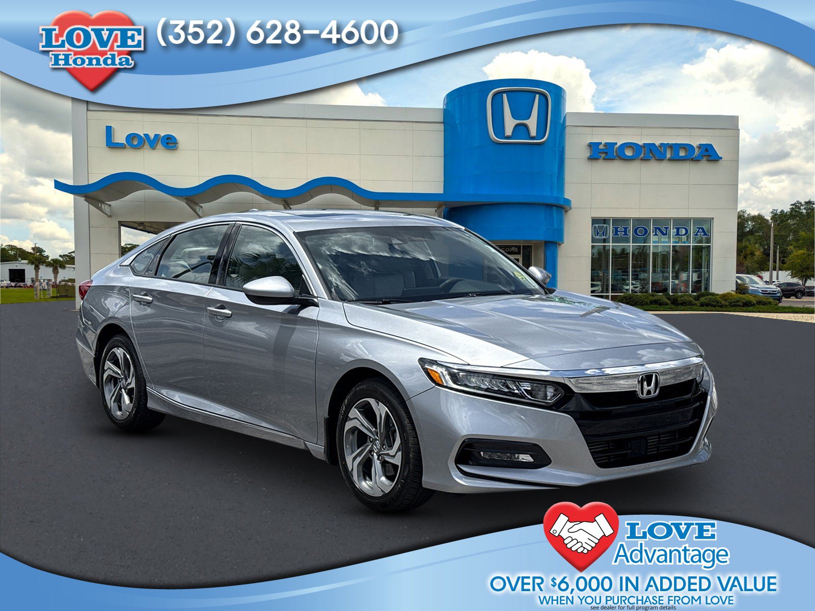 Certified 2019 Honda Accord EX