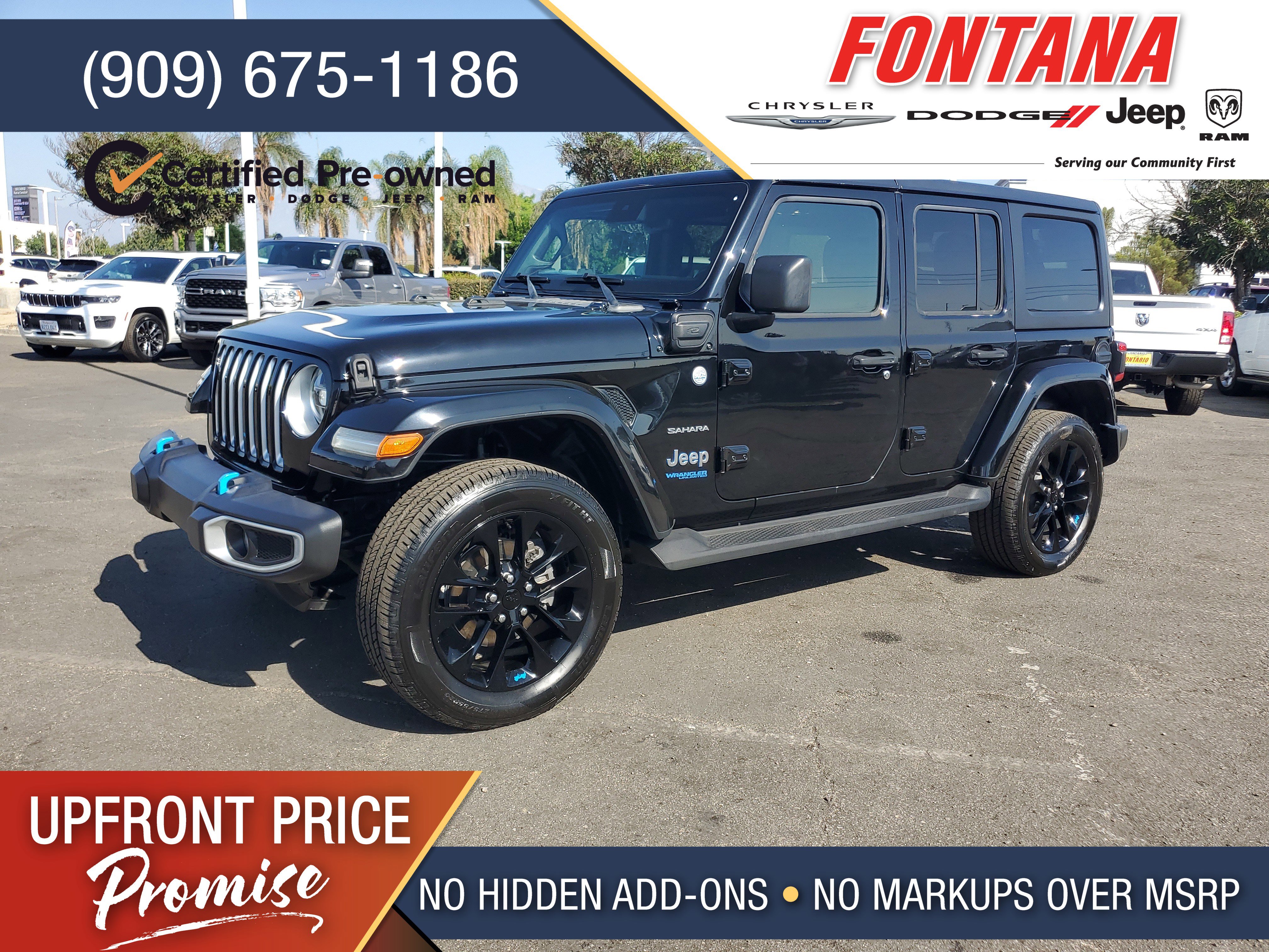 Certified 2022 Jeep Wrangler Unlimited Sahara w/ Safety Group image 1
