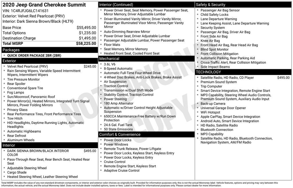 Used 2020 Jeep Grand Cherokee Summit image 6