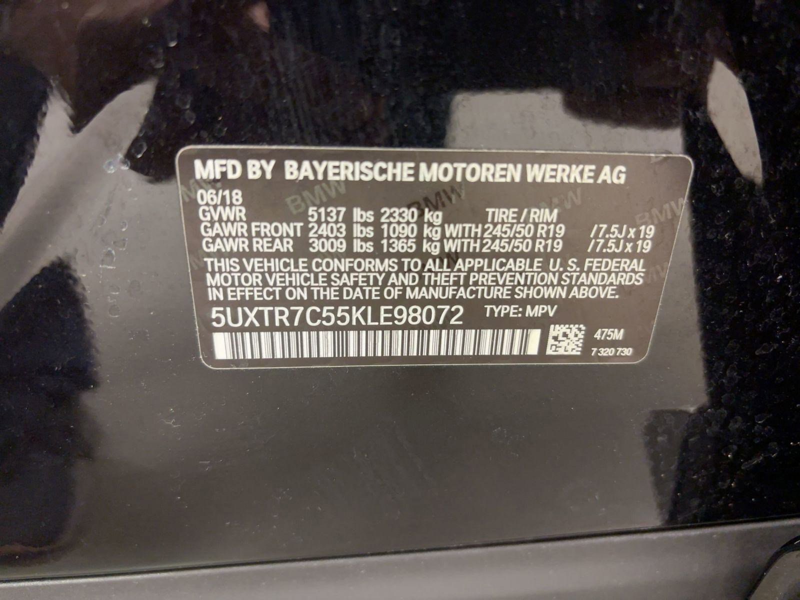 Used 2019 BMW X3 sDrive30i w/ Executive Package image 18