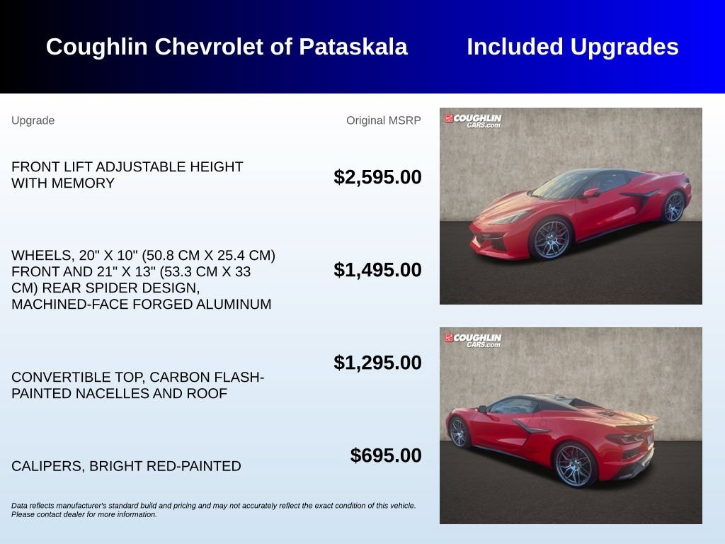 Used 2024 Chevrolet Corvette Z06 w/ Battery Protection Package RWD image 3