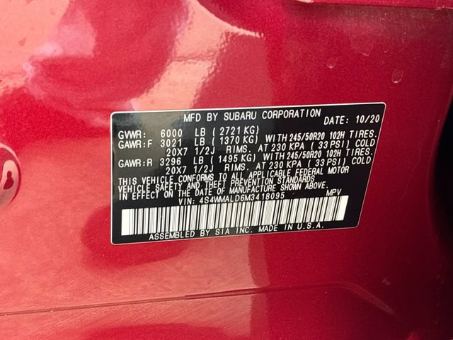Used 2021 Subaru Ascent Limited w/ Technology Package AWD/4WD image 33