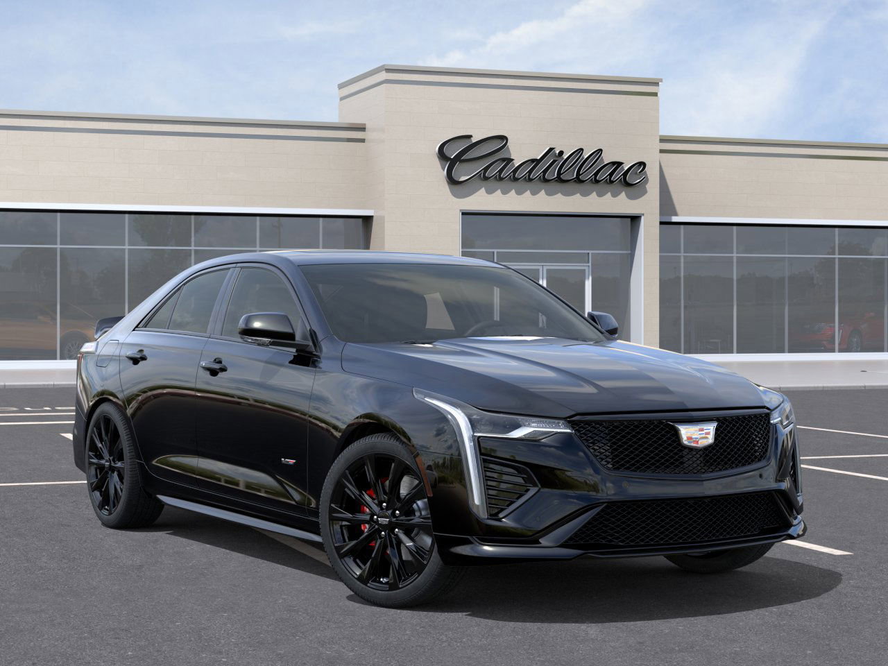 New 2026 Cadillac CT4 V w/ LPO, ONYX Package image 7